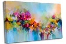 Abstraktes buntes Öl, Acryl