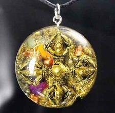 Orgonit Anhänger Vajra Doppel