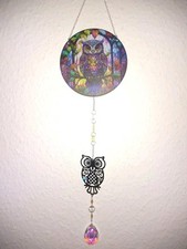 Fensterbild Sonnenfänger Eule