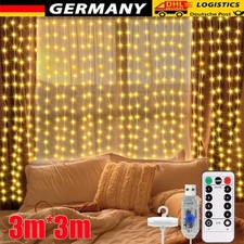 LED Lichternetz 3x3m mit haken