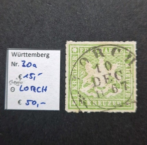 Württemberg 30a sauber - württemberg, nr.