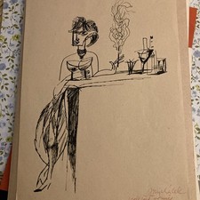 Federzeichnung Unikat Signiert