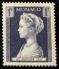 MONACO 1957 Mi569 Fürstin