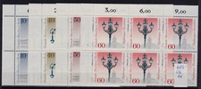 Berlin: Straßenbeleuchtung, Mi. Nr. 603-08 6er Block E 1 sauber postfrisch 