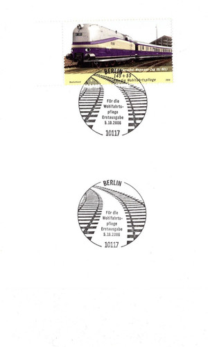 Fdc bund 2563 - fdc, mi.