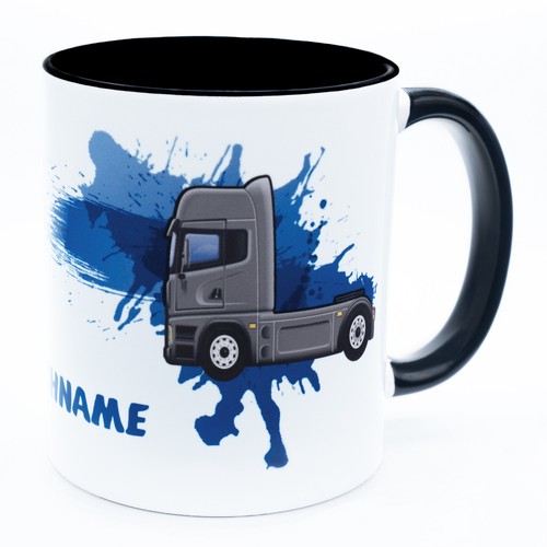 Lkw fahrer tasse mit namen - lkw,