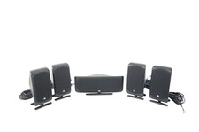 ✅5x JBL SCS 200 SAT Lautsprecher Boxen mit Tischständer Schwarz✅