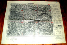 Deutsches Reich - 465 Ilmenau - alte Landkarte - Umdruckausgabe  1909 / 1931