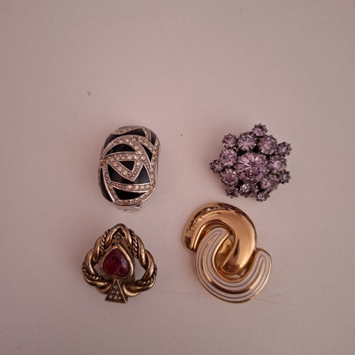 Vintage einzelner clipohrring - vintage,