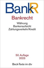 Bankrecht (Beck-Texte im dtv) Klöhn Prof. Dr., Lars: