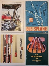 4 Kataloge zu Berliner TT-Bahnen BTTB aus den Achtzigern