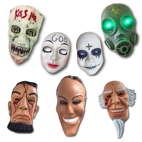 Rubber johnnies purge - purge, mask