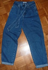 PULL&BEAR Boyfriend Jeans Jeanshose Stoffhose Hose Gr. xxs, xs 32/34 blau