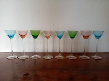 8 hochstielige farbige