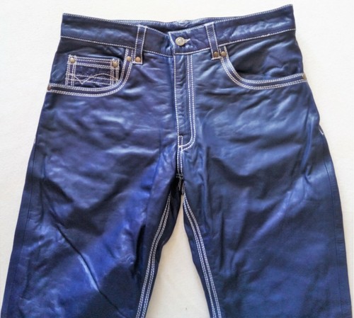 Lederhose dunkelblau - lederhose,