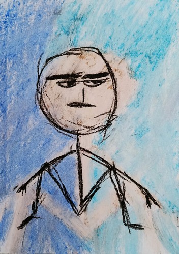 Art portrait painting modern - art,