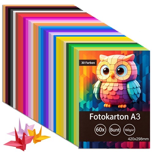 Tonpapier bunt blatt - bunt,