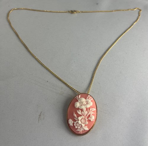 Vintage brosche mit kette - mit,