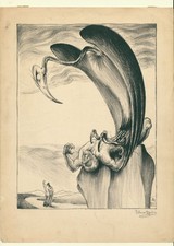 Lithographie um 1924 signiert