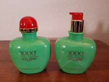 Jean Patou 1000 de Bain Body Lotion und Duschgel Flacon 200 ml beide sind LEER 