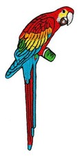 ah14★Papagei Vogel Aufnäher