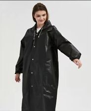 2x Unisex Regenjacke Regenmantel Regenschutz Regenponcho Raincoat mit Kaputze