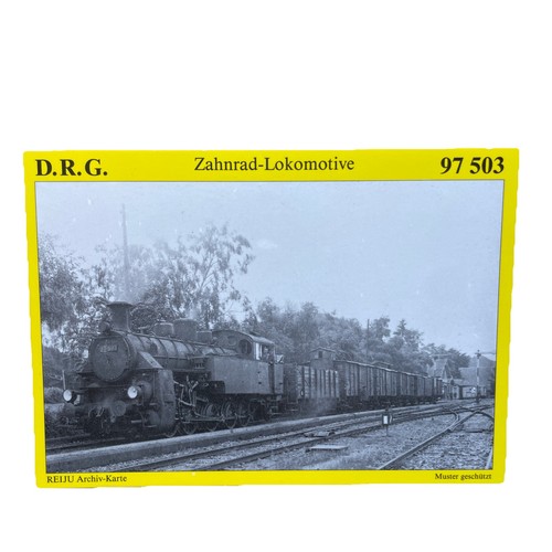 Postkarte eisenbahn zug - eisenbahn,