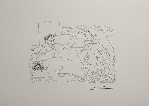 Pablo picasso repos près - picasso,