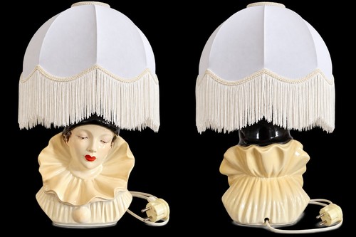 Tischlampe pierrot keramik - pierrot,