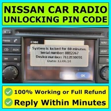 ✅NISSAN RADIO CODE Qashqai