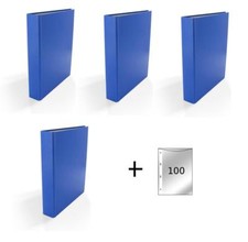 4x Ringbuch / DIN A5 / 2-Ring