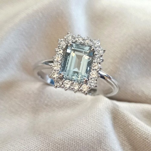 18k weißgold natürlicher - 18k,