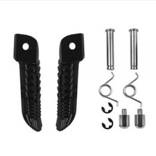 Fussrasten Vorne Schwarz für