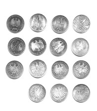 5 DM Gedenkmünzen Sammlung