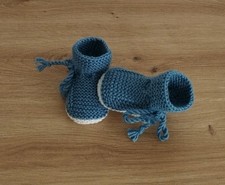 Babyschuhe,gestrickt,Handarbei