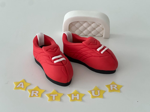 Rote fussballschuhe - rote,