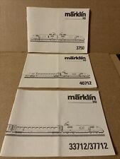 3 MÄRKLIN HO ICE-Hefte 3750 40712 33712 37712 / DE EN FR ES IT - 80 Seiten