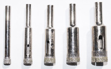 5er Set Diamant Glasbohrer 6-