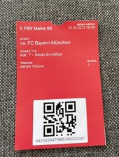 Sammlerticket 1. FSV Mainz 05