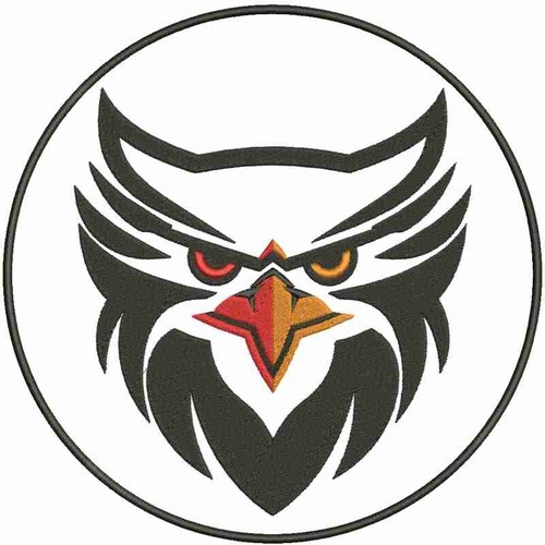 Rückenpatch falke aufnäher - rückenpatch,