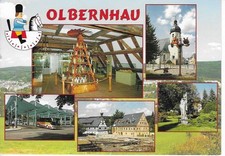 AK  Olbernhau, Mehrbildkarte gelaufen 