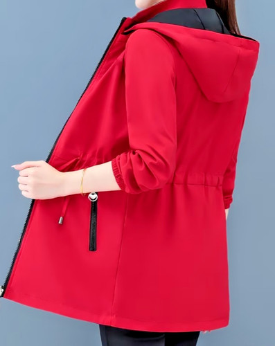 Damen wende jacke - jacke, rot