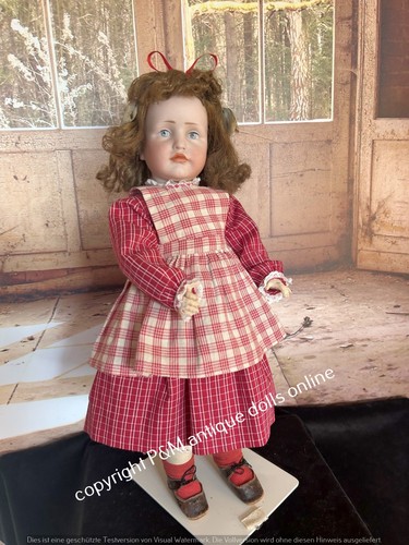 Antike porzellankopfpuppe - antike,