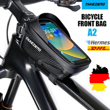 TAKEZERO A2 Rahmentasche EVA Hartschale Wasserdicht MTB Rennrad Handy-Tasche