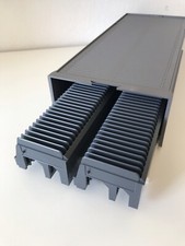 ☀️ hama ☀️ Diakasten stapelbar • Grau/Weiß • mit zwei Diamagazinen á 50 Dias