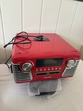 Brandneues Chronox E6060 Stereo-System Plattenspieler– Rote Farbe, Keine Karton