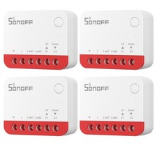 4Pack SONOFF Zigbee Smart Rolladen Zeitschaltuhr Jalousie Schalter APP Steuerung
