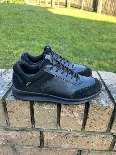 Ecco goretex schwarz leder - goretex,