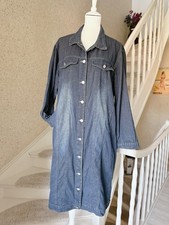 Damen Jeanskleid Jeansmantel