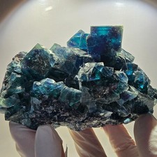 XL Phantom Fluorit Würfel